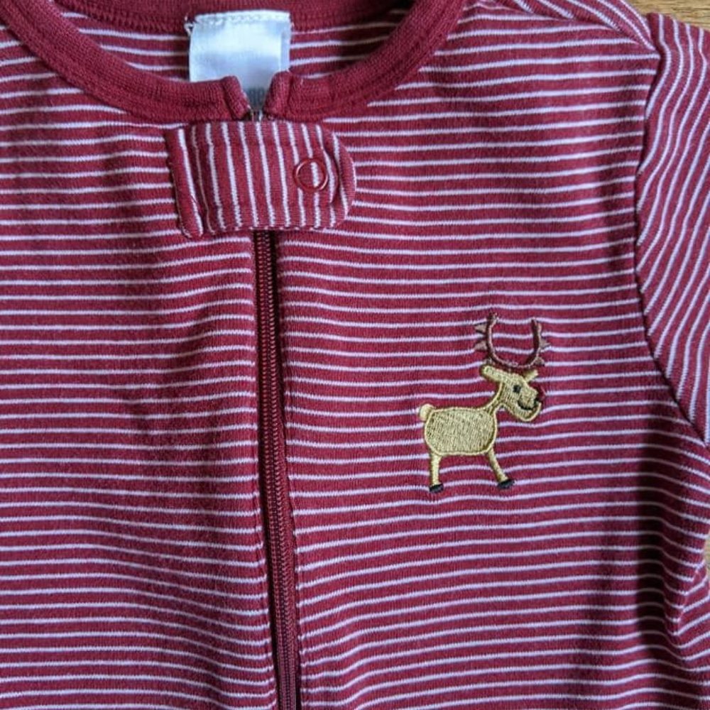 Gymboree Raindeer Footed Sleeper